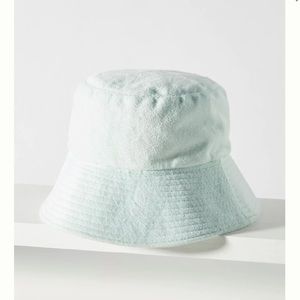 Anthropologie Terrycloth Bucket Hat